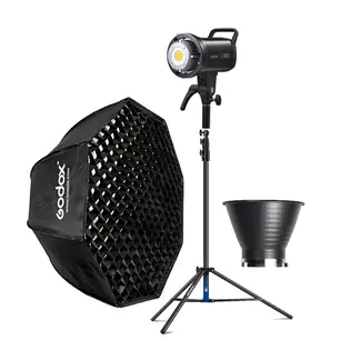 GODOX - Combo Luz Continua SL100D + Parante + Softbox FW120