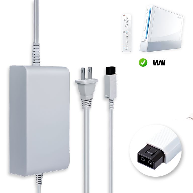 Fuente de poder multivoltaje compatible Nintendo Wii