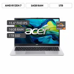 ACER - Laptop AL15-41P-R9CR Amd Ryzen 7 5700U 16Gb Ram 1Tb Ssd Pantalla 15.6" Fhd Windows 11