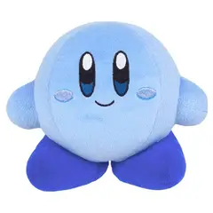 GENERICO - Peluche Kirb Clasico Celeste Importado - Mide 25 cm alto