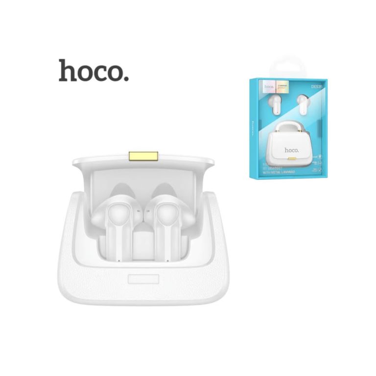 Audífonos Inalámbricos con Estuche Bolso Blanco