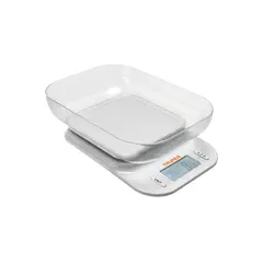 TRUPER - Balanza digital para cocina, con tazón, 5 kg,