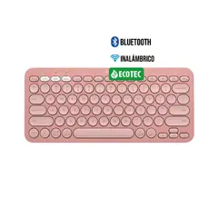 LOGITECH - Teclados Pebble 2 K380S Bluetooth/wireless SP Rose