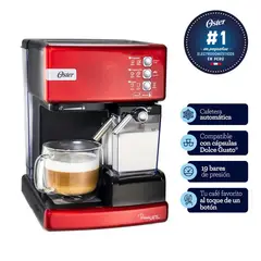 OSTER - Cafetera Automática de Espresso Prima Latte I BVSTEM6603R