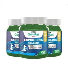 GENERICO - PACK 3 DETOX ESPIRULINA PARA ADULTOS GOMITAS SOTTCOR 100GR