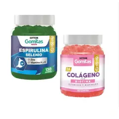GENERICO - GOMITAS DE COLAGENO CON BIOTINA Y ESPIRULINA SELENIO SOTTCOR X2