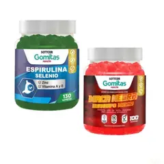 GENERICO - GOMITAS DE MACA NEGRA HUANARPO MACHO + ESPIRULINA SELENIO SOTTCOR 2X