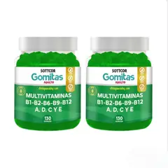 GENERICO - MULTIVITAMINA PARA ADULTOS GOMITAS SOTTCOR 100GR X 2