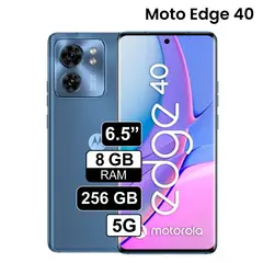 MOTOROLA - Celular Libre Moto Edge 40 6.5" 256GB 8GB RAM Azul