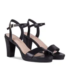ALMUDENA MILIANI - CALZADO DAMA CUERO MARINA NEGRO FOLIA