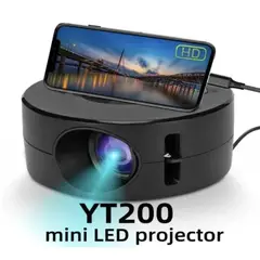 GENERICO - Mini Proyector Inteligente YT200 Cine en Casa Portátil