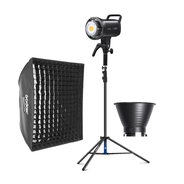 Combo Luz Continua SL100D + Parante + Softbox FW70100