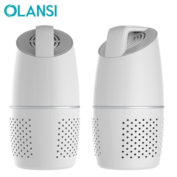 Olansi Purificador de Aire para Auto con 2 Etapas con Filtro Hepa H13 8m3/h
