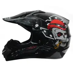CES - CASCO MOTO CROSS GAME12 NEGRO BRILLO - TALLA XL