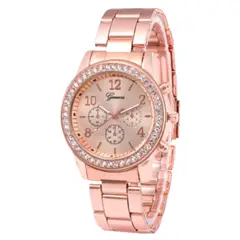 GENERICO - RELOJ DAMA ORO ROSA ELEGANCIA Y GLAMOUR
