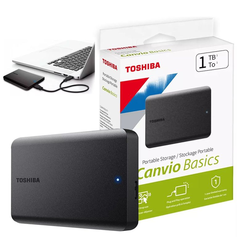 Disco Duro Externo 1TB Canvio Basics USB 3.0