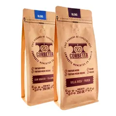 CORBETTA - Café de Especialidad Grano 250 Gr. Blend San Ignacio Blue y Villa Rica Purple