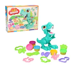 GENERICO - Set de Plastilina Dinosaurio Juega Aprende y Crea Aventuras Prehistóricas