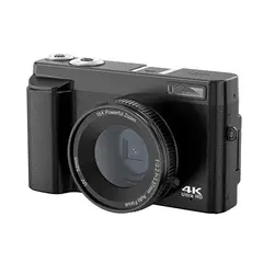 RENVMEXY - Cámaras digitales 48MP DC101L-AF 4K Negro 64GB