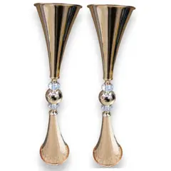 GENERICO - Floreros para decoraciones cono 2 piezas