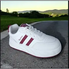 GENERICO - ZAPATILLA DE MUJER FASHION YIRONG BLANCOROJO - V154