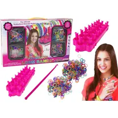 GENERICO - Set Creativo para Hacer Pulseras con Gomas Elásticas