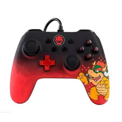 NINTENDO - Mando Power A con Cable para Switch Bowser Edicion