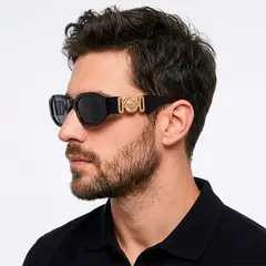 GENERICO - LENTES DE SOL HOMBRE UV400 Elegant Round