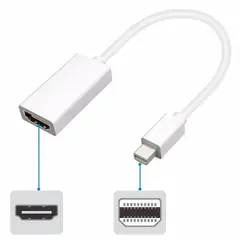 GENERICO - Adaptador Mini Displayport Thunderbolt a Hdmi MAC Lenovo