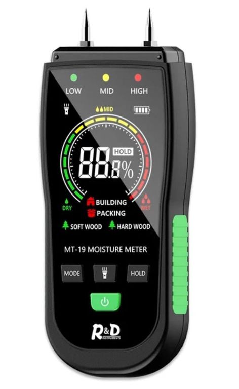 MEDIDOR DE HUMEDAD PROFESIONAL PARED MADERA CARTÒN CEMENTO