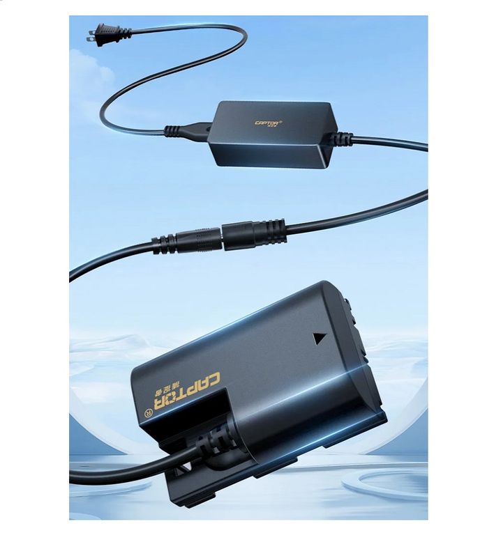 Adaptador de corriente o Batería Hueca LP-E6 CAPTOR