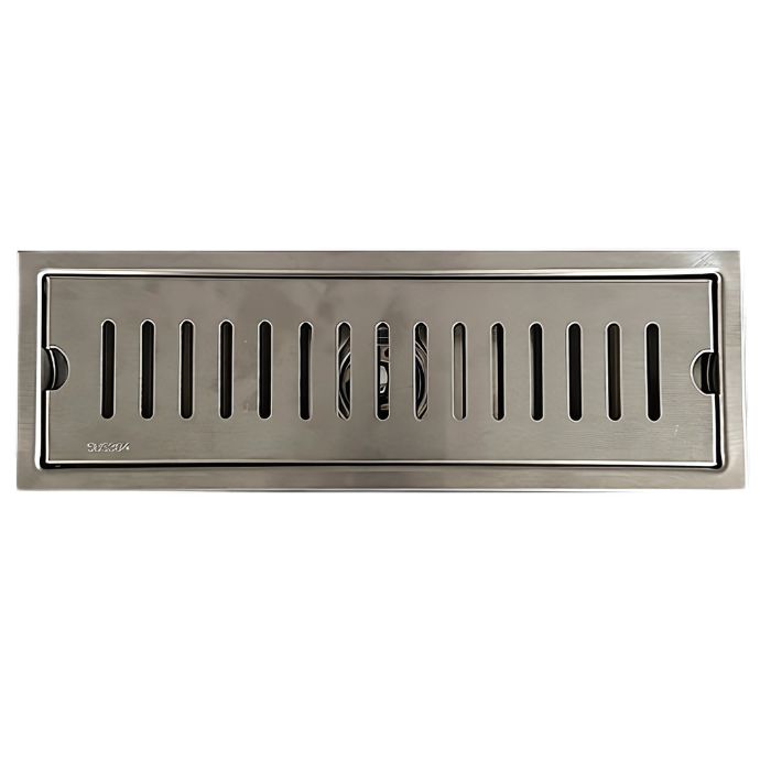 SUMIDERO DE ACERO SUS 304 RECTANGULAR 10x30 CM SATINADO A-S30010852