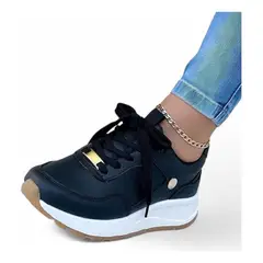 GENERICO - Zapatilla Mujer Cole 2086L-48 Color Negro