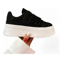 GENERICO - Zapatilla Mujer Pegapega 2086L-50 Color Negro