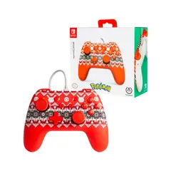 Nintendo - Mando Switch Power A Pikachu Navidad