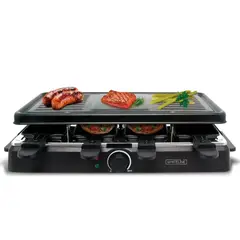 WHITELINE - GRILL Y PARRILLA ELÉCTRICO 2 EN 1