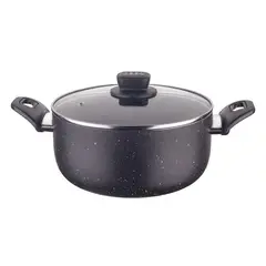 KOBA - Olla Granito Gris 24cm Con Tapa