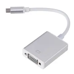 GENERICO - Adaptador Usb Tipo C a Vga para Laptop Mac Convertidor