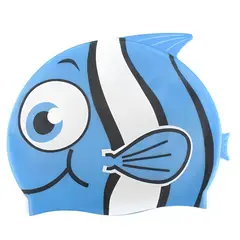 THE BABY SPOT - Gorro para Natación Nemo niños (3 a 5 años) Celeste