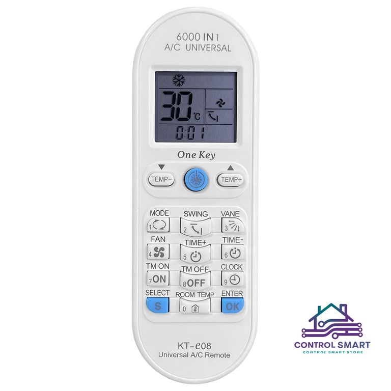 Control Remoto Universal para Aire Acondicionado Fácil de Usar