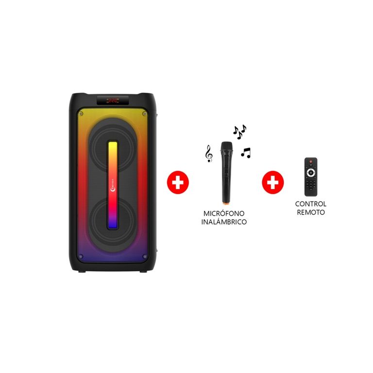 Parlante Portatil dual 4 Bluetooth TA-466 - Karaoke - 200W
