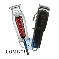 WAHL - Combo Cortadora Senior Cordless 08504-308 y Trimmer Detailer