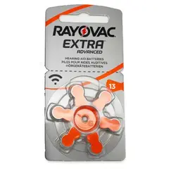 RAYOVAC - PILAS PARA AUDIFONOS MEDICADOS 13 X 6 PILAS