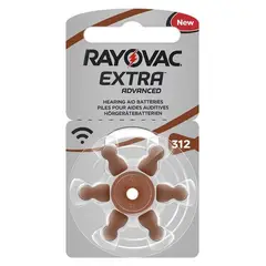 RAYOVAC - PILAS PARA AUDIFONOS MEDICADOS 312 X 6 PILAS