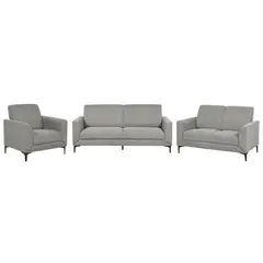 ARTSOFA - Juego de Sofá Roneby 3 piezas gris