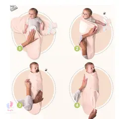 NO LOGO - Manta Envolvente para bebé de Invierno NIÑO