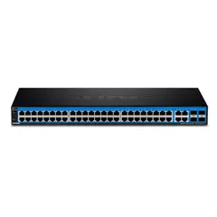 TRENDNET - SWITCH ADMINISTRABLE 48 PUERTOS GIGABIT SFP PN TEG-524WS