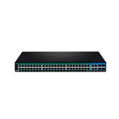 TRENDNET - SWITCH ADMINISTRABLE 48 PUERTOS 370W GIGABIT PN TPE-5240WS