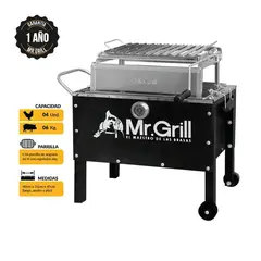 MR GRILL - Caja China Mediana Jr Mixta + Regulador + Termómetro