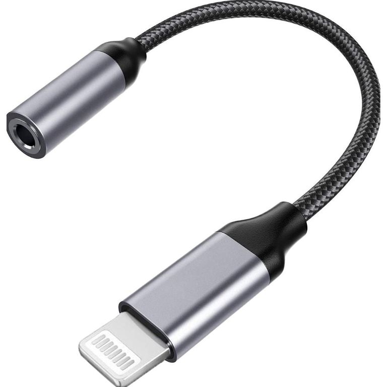 Adaptador de Audio BYZ Usb Tipo Lightning a Jack 3.5 mm